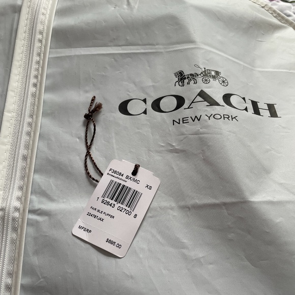 Coach Fair Isle Puffer Jacket - Picture 14 of 14